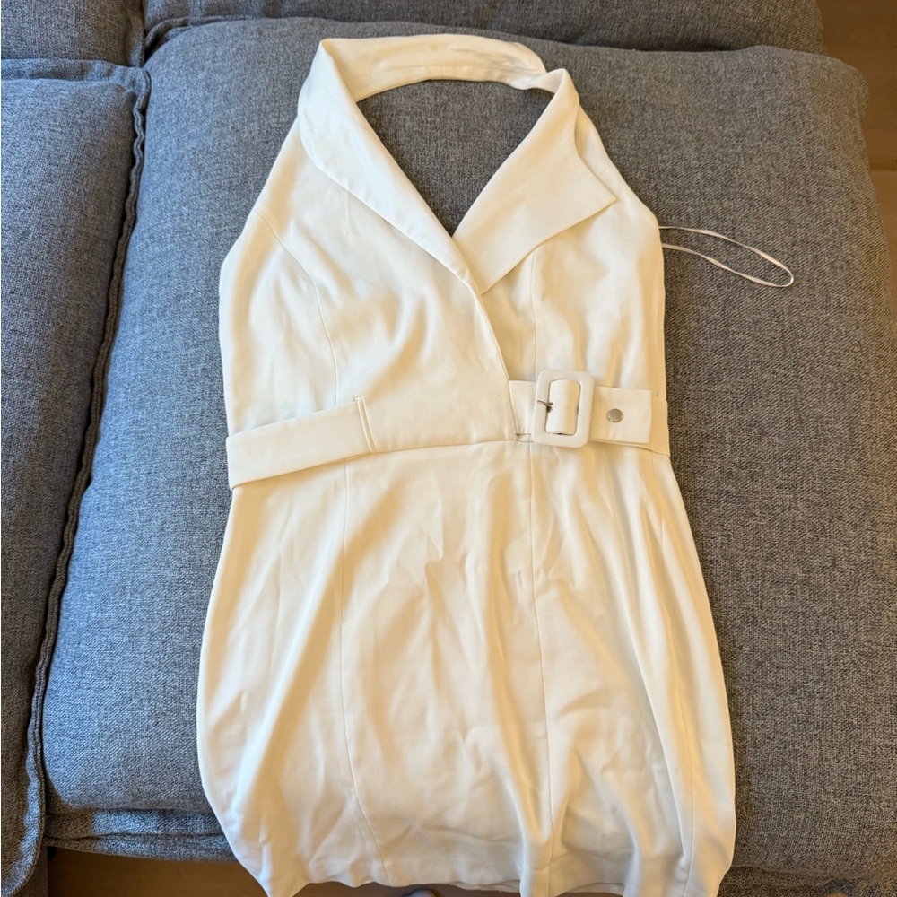 Reiss Cream Garment with Label Detail